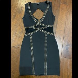 Black and gold forever 21 dress